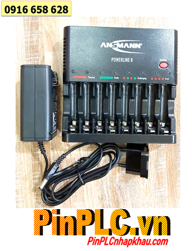 Ansman Powerline 8, Máy sạc pin AA-AAA Ansman Powerline 8, sạc được 1-8 pin AA và AAA 1.2v